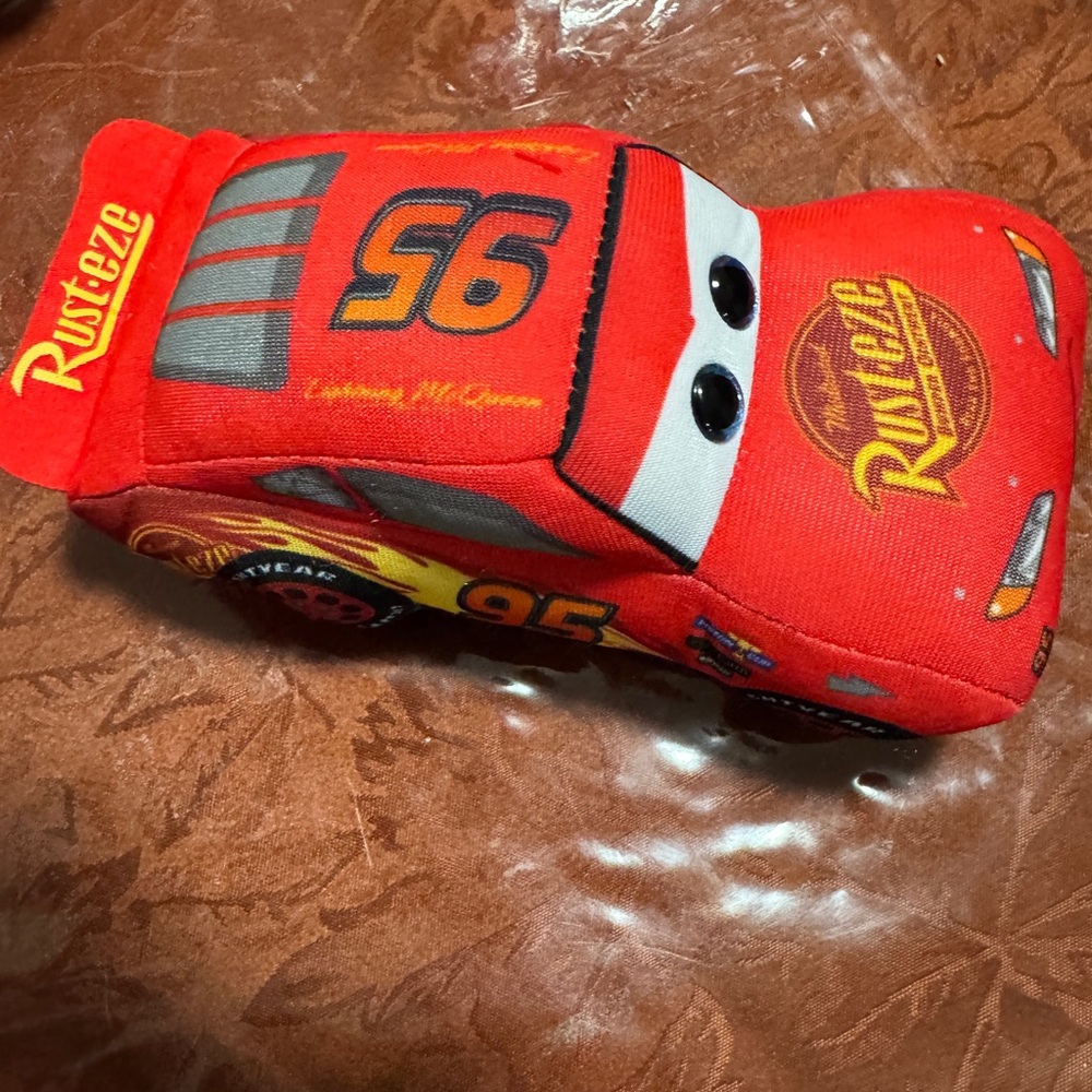 Ty Cars Lightning McQueen Plush - Red and Black